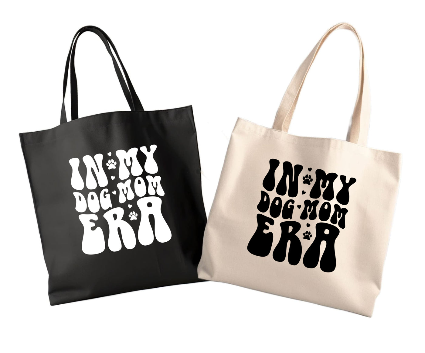 IN MY DOG MOM ERA Canvas Tote Bag