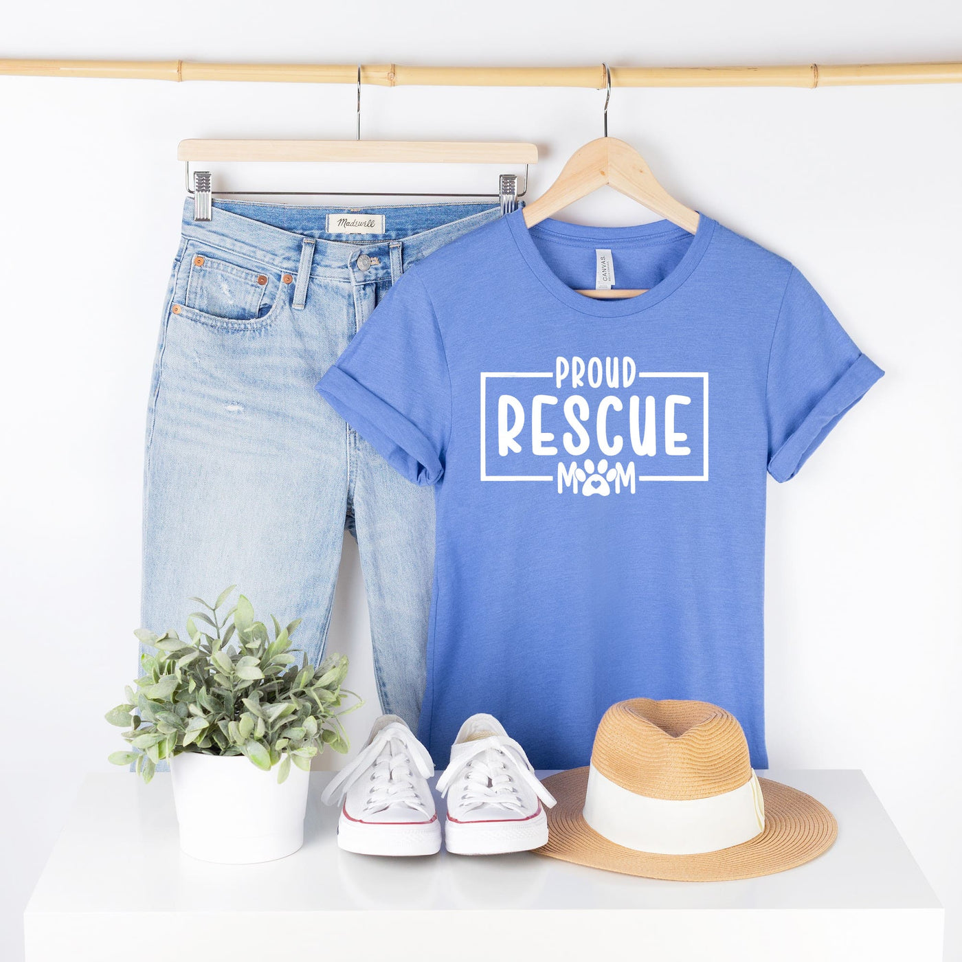 PROUD RESCUE MOM Shirt | People Shirts